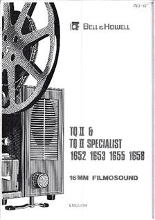 Bell and Howell TQ -Series manual. Camera Instructions.